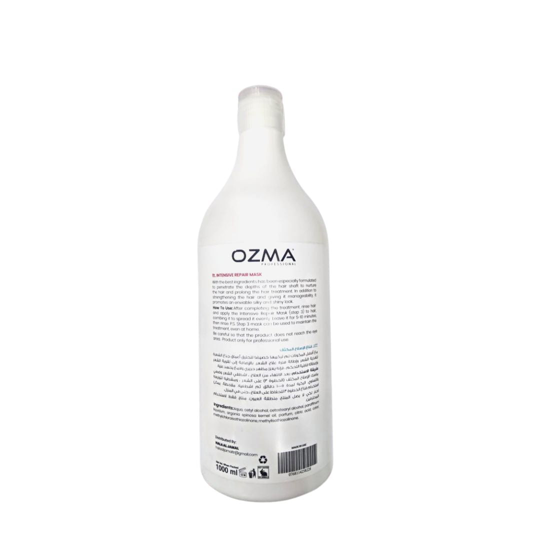 OZMA Intensive Keratin and Protein Repair Hair Straightening Mask 1000ML . STEP 3