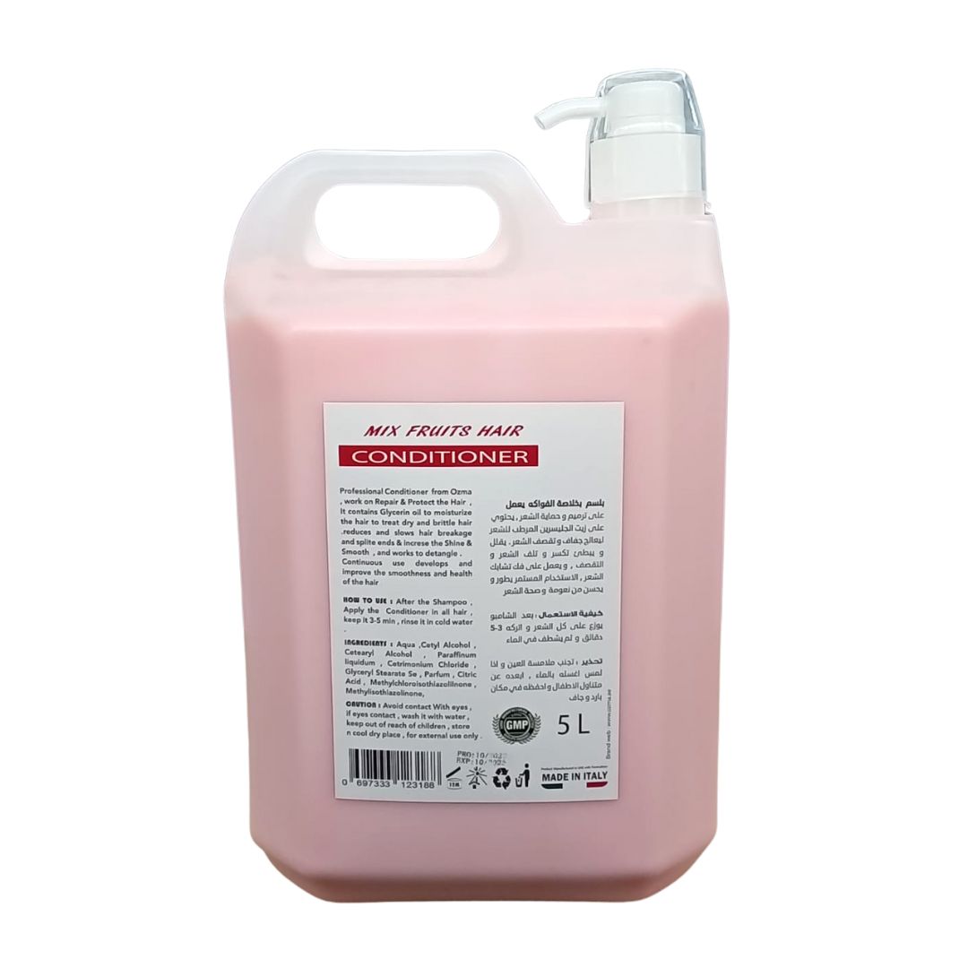 OZMA Moisturizing Hair Conditioner .Improved Formula | Energizing | For ALL Hair Types .Mix Fruit Extract 5L