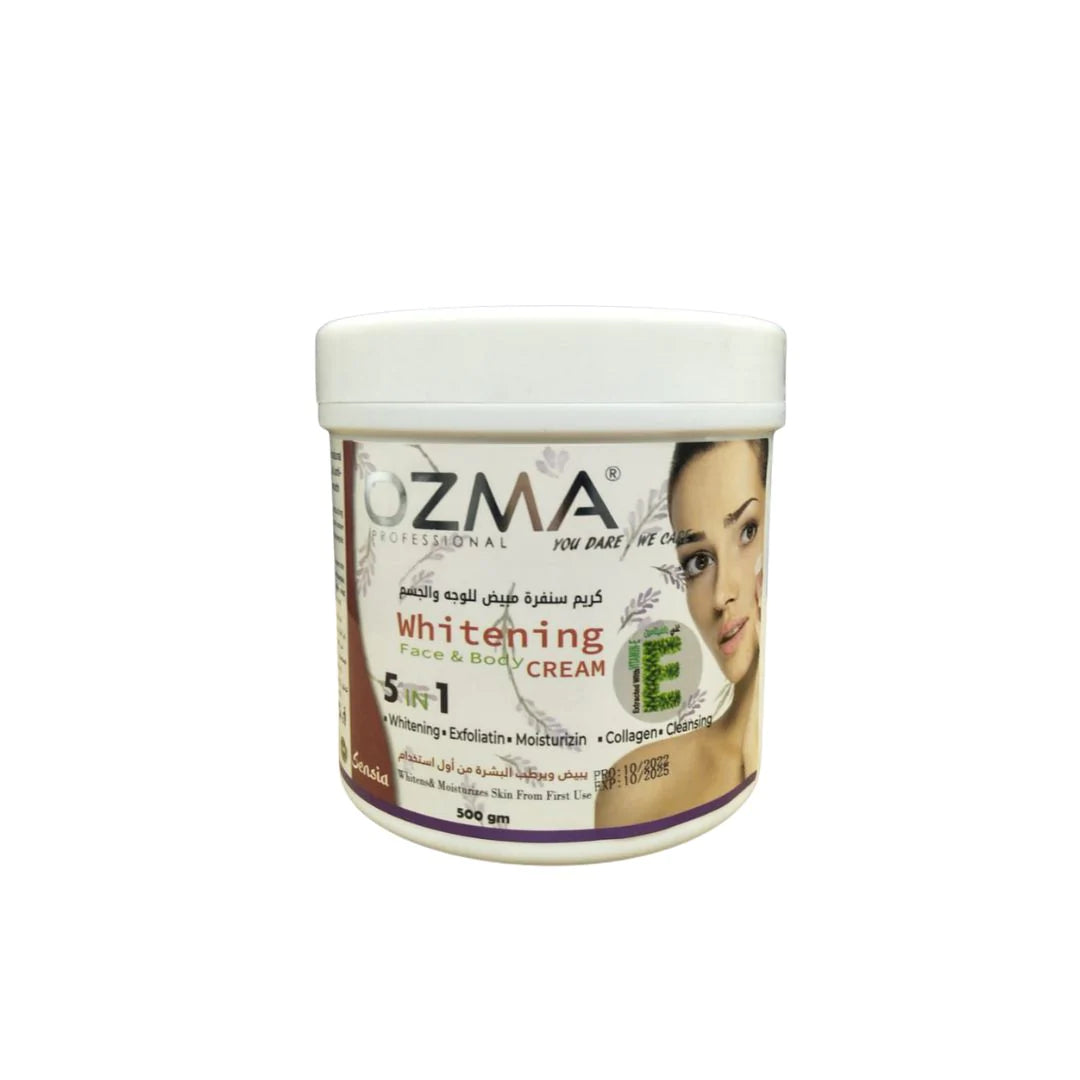 OZMA Clear Complexion Whitening Day Scrub Cream Gives Radiant Glow, Even Tone & Clear Complexion - 500g