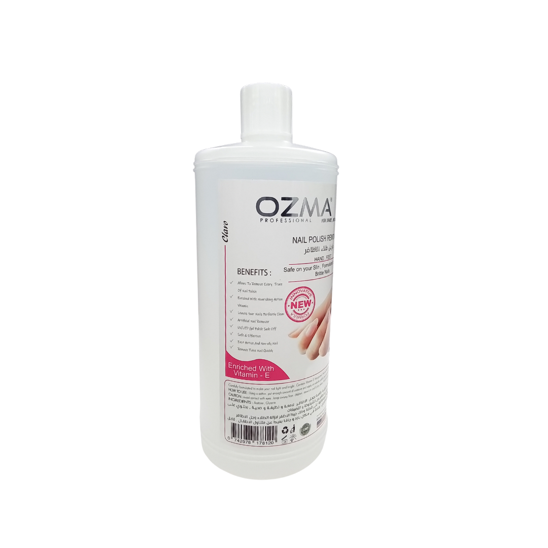 Ozma Clavo Nail Polish Remover | Professional Quick Conditioning & Nourishing Nail Polish Remover 1000 Ml.