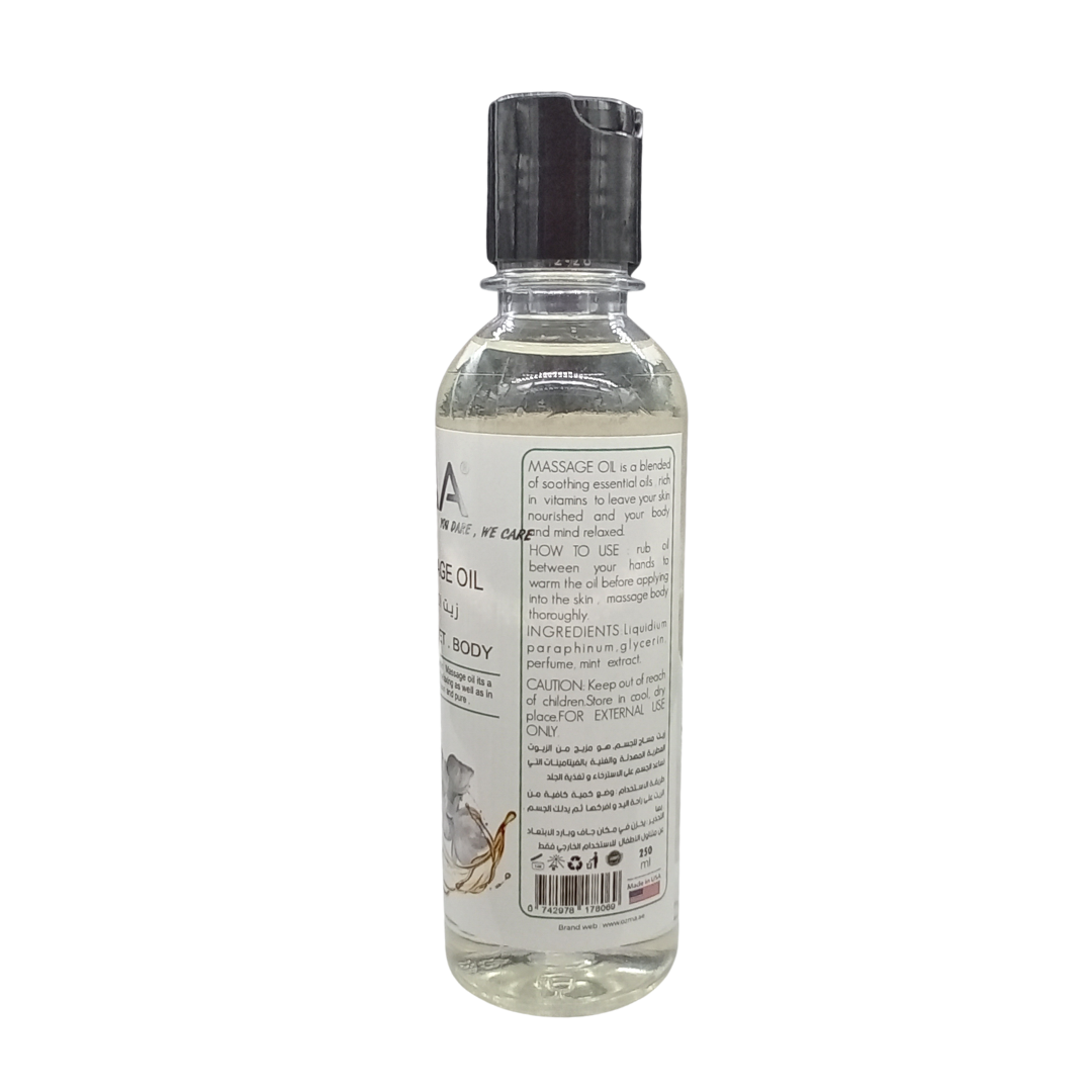 OZMA Clavo Massage Oil for Couples - No Stain Jasmine Massage Oil for Massage Therapy and Relaxing, Anti Aging Moisturizer and Natural Body Oil for Dry Skin Pure | Repair Dry Skin | Unbeatable Consistency and Quality. 250 ML