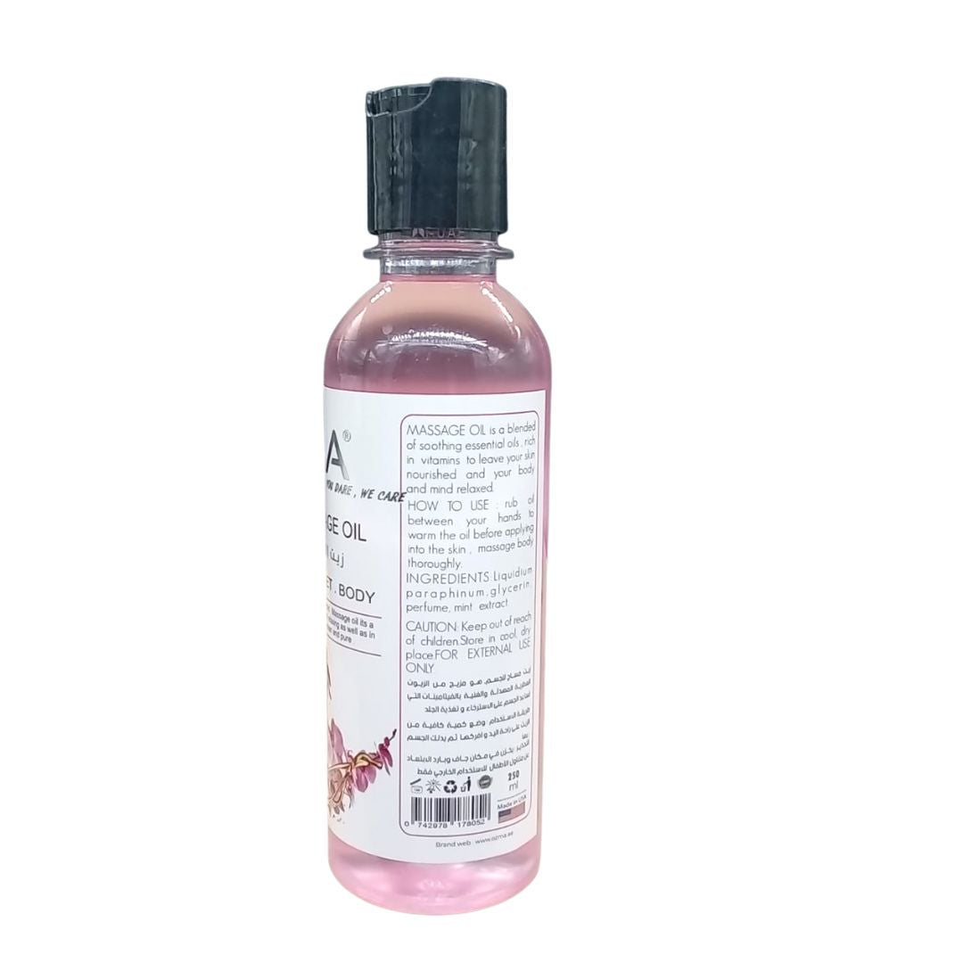 OZMA Clavo Massage Oil for Couples - No Stain Orchid Massage Oil for Massage Therapy and Relaxing, Anti Aging Moisturizer and Natural Body Oil for Dry Skin Pure | Repair Dry Skin | Unbeatable Consistency and Quality. 250ml