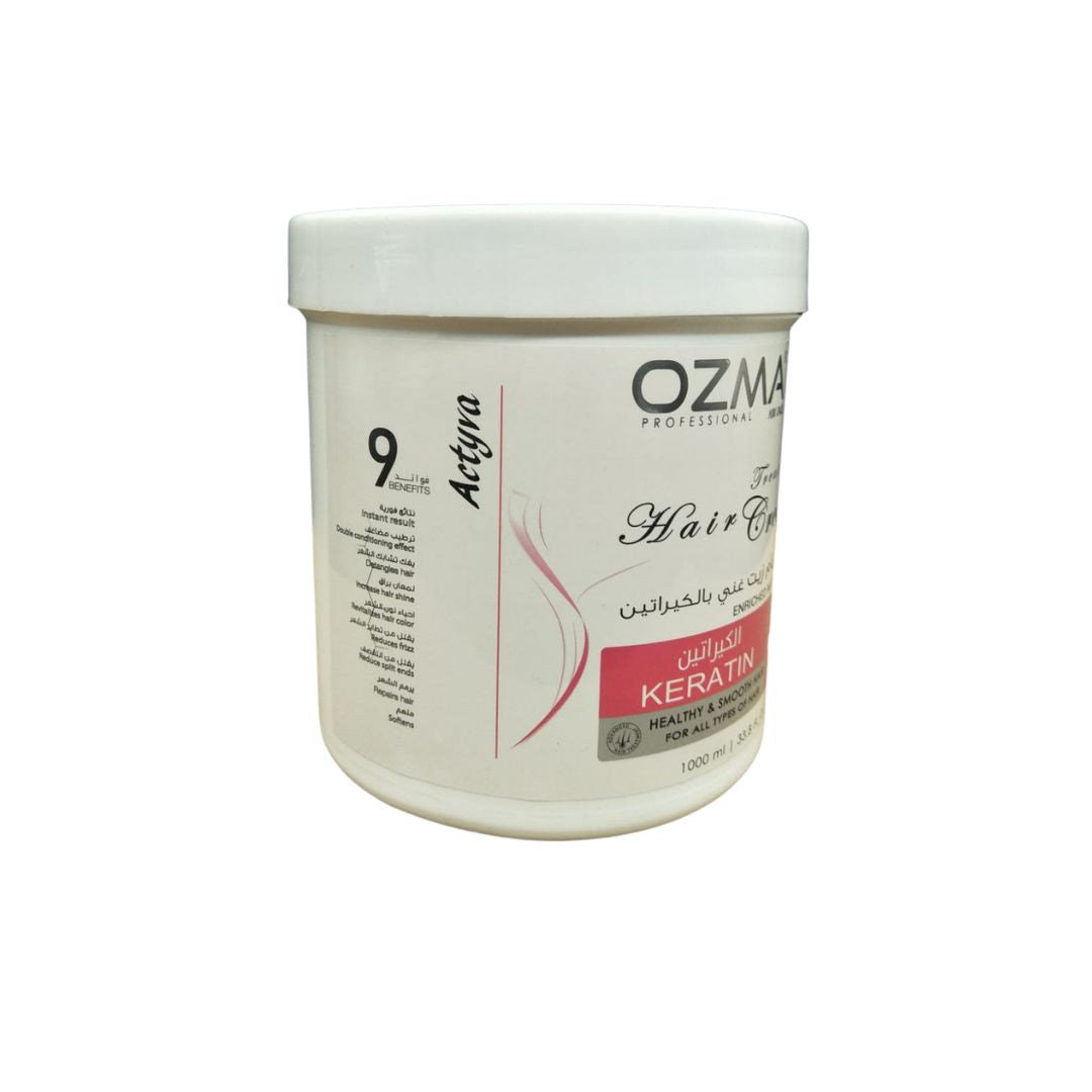 OZMA ACTYVA Keratin Nutritious Moisturizing Repair Hair Treatment Cream 1000ML
