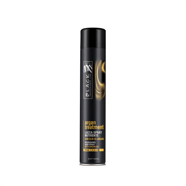 Black Professional Nourishing Hair Spray Argan Treatment 500ml