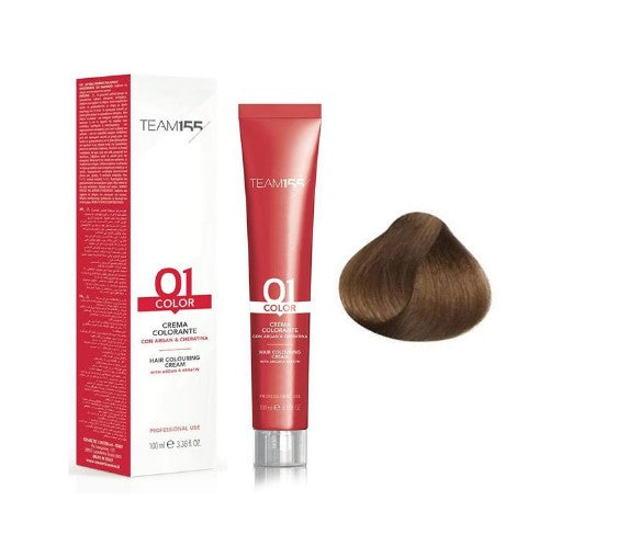 TEAM155 permanent hair color with Keratine & Argan DARK BLOND 6 100 ml