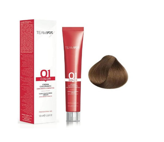 TEAM155 permanent hair color with Keratine & Argan DARK BLOND 6 100 ml