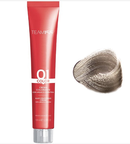 TTEAM155 permanent hair color with Keratine & Argan AMETHYST LIGHT BLOND 8.92 100 ml