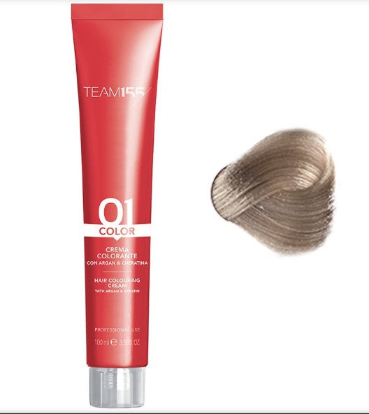 TEAM155 permanent hair color with Keratine & Argan AMETHYST VERY LIGHT BLOND 9.92 100 ml