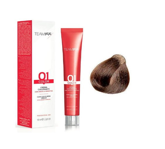 TEAM155 permanent hair color with Keratine & Argan BLOND 7 100 ml