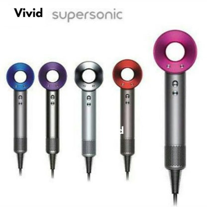 VIVID Professional Dyson Supersonic 1800  design Hair Dryer with new flyaway attachment 1500-1800W FUCHSIA