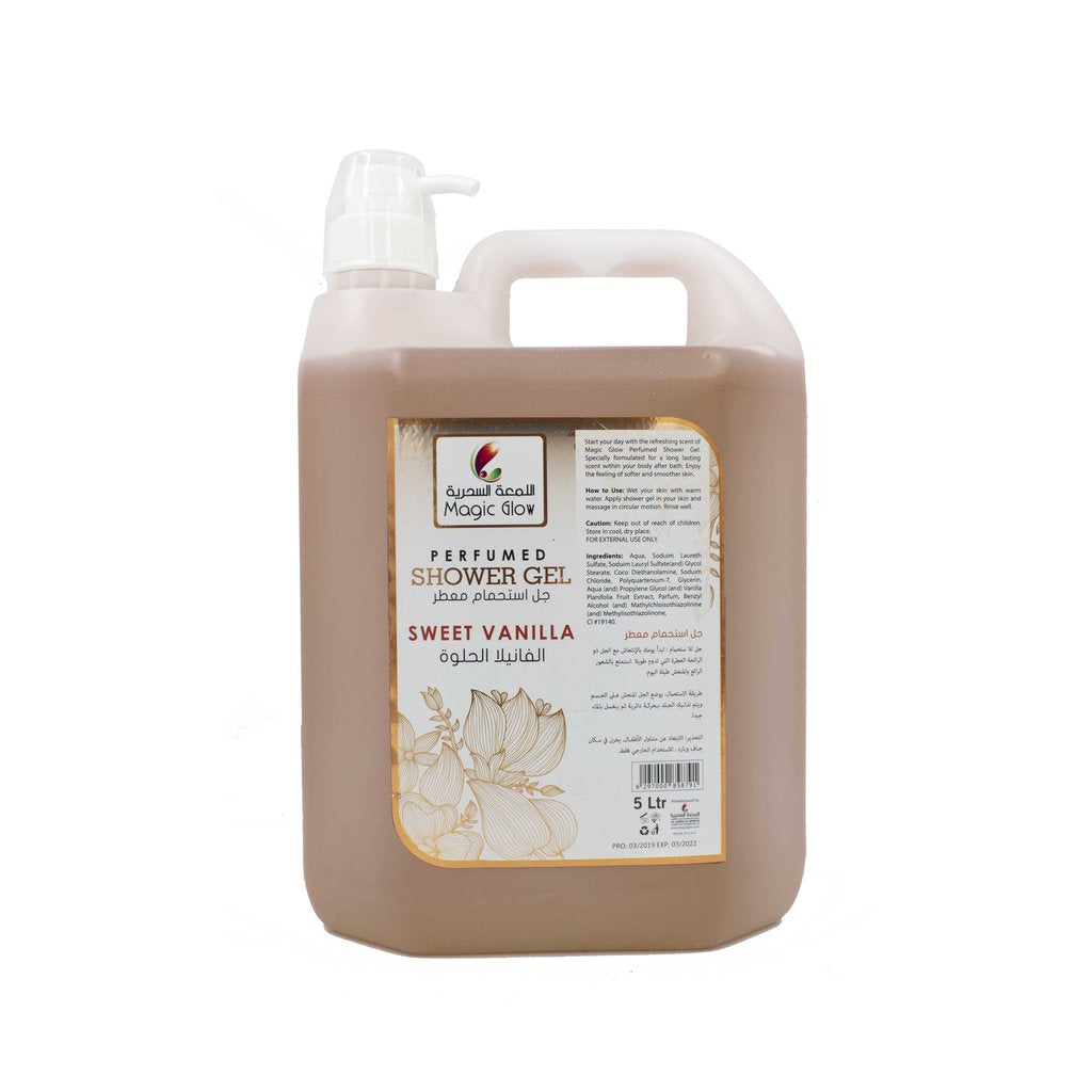 Magic Glow Sweet Vanilla Perfumed Shower Gel 5L