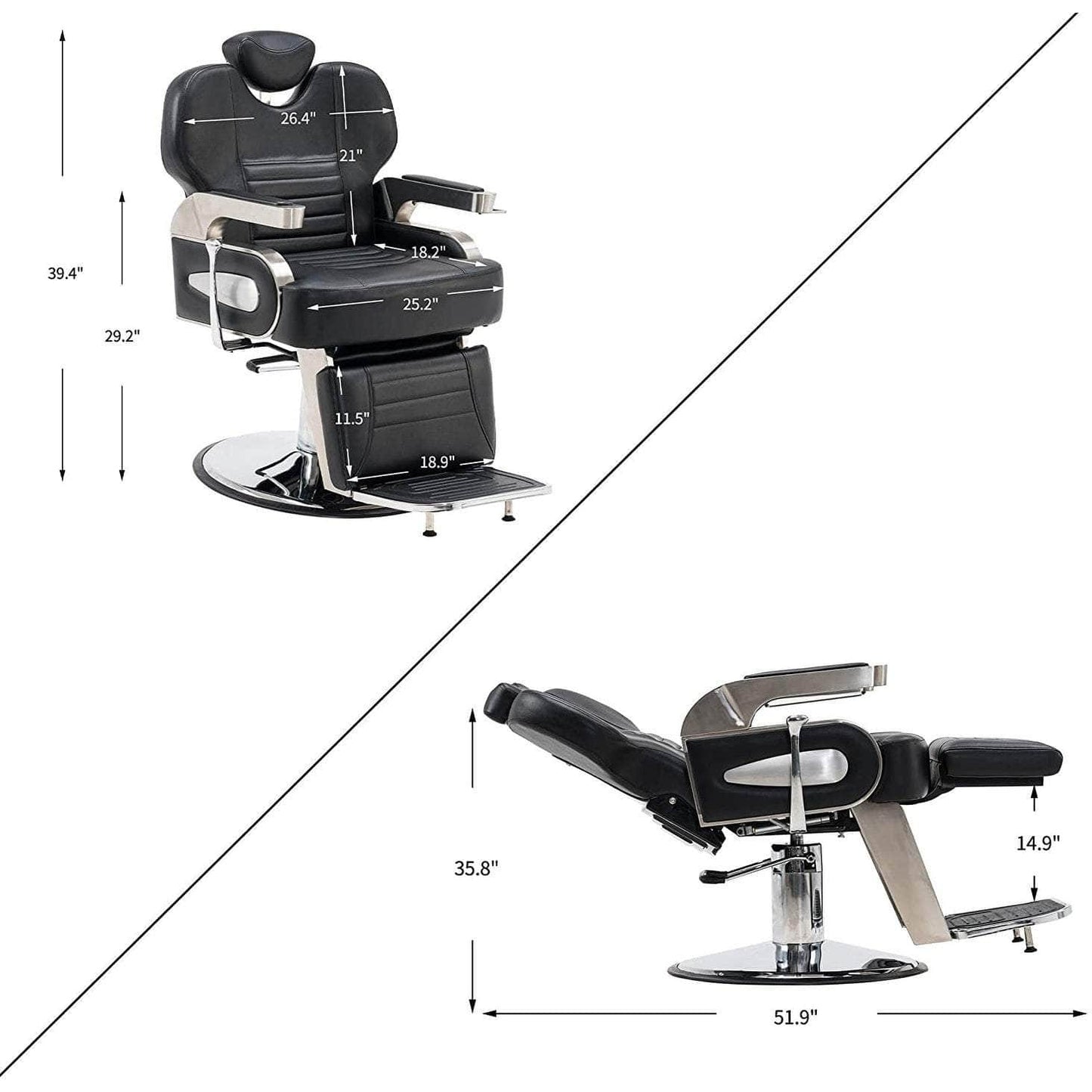 Cedar Professional Barber Chair BX-2916-1