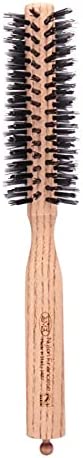 Triangolo Nylon Hair Brush Ash Wooden With Section Divider D-36Mm (1407)