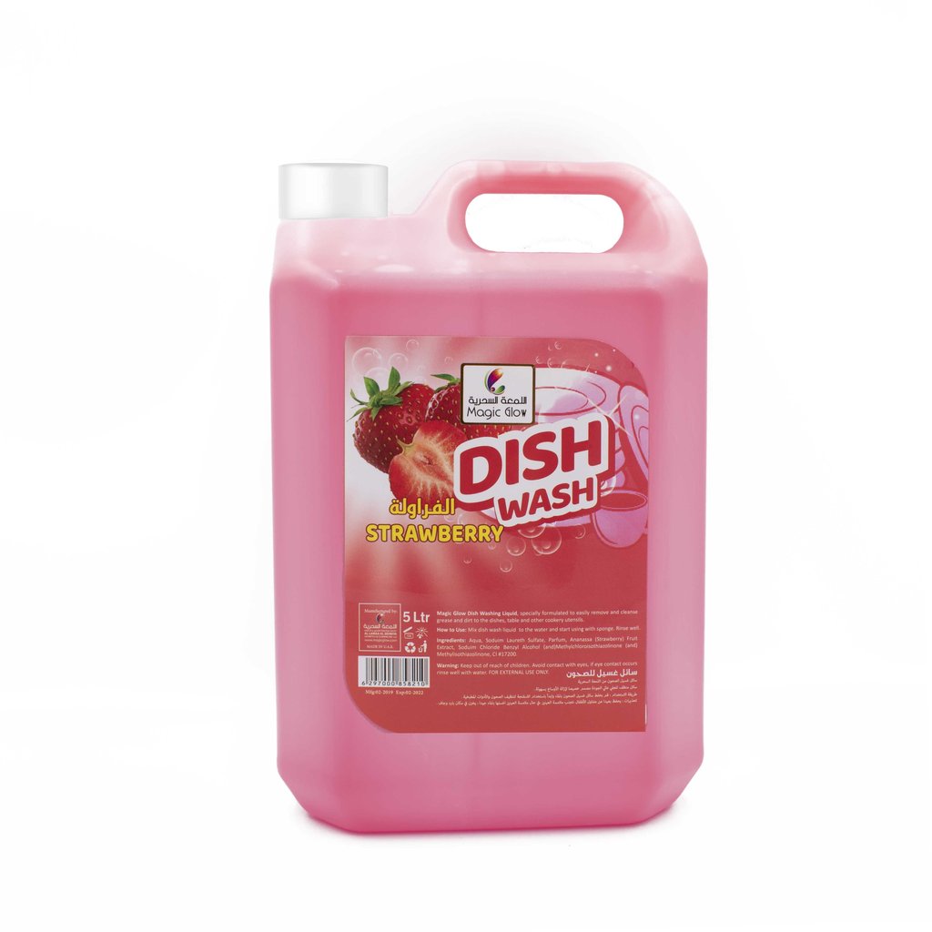 Magic Glow Strawberry Dishwasher Pink 5L