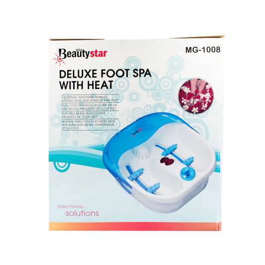 Beauty Star Deluxe Foot Spa With Heat