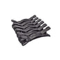 Globalstar Salon Alligator Tip Plastic Hair Clips Black 12pcs