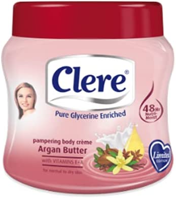 Clere Pampering Argan Butter Body Creme 500ml