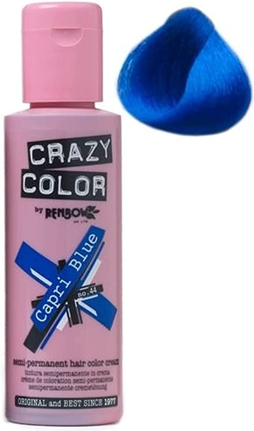 Adore Crazy  Color Hair Dye (Blue) 125 ml