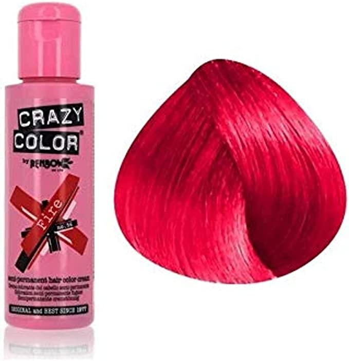 Crazy Color Temporary Hair Dye, Red