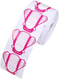 200 Pieces Nail Form Acrylic Extension Nail Art Guide Sticker (Pink)
