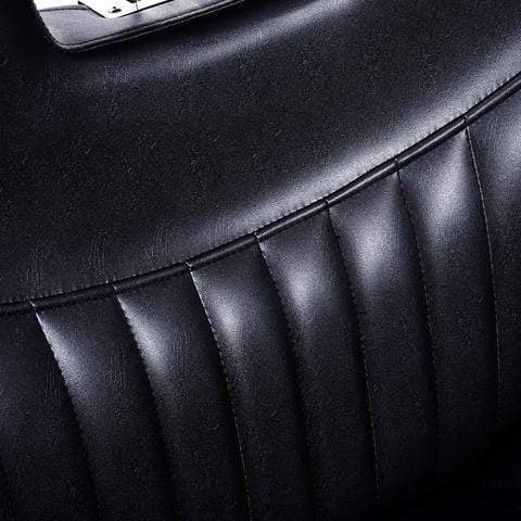 Cedar Professional Black & White Barber Chair - 2689A