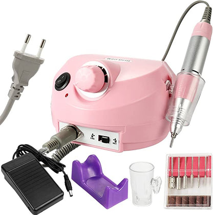 Professional Electric Drill Machine File Polisher Manicure Kits Nail Salon Tools