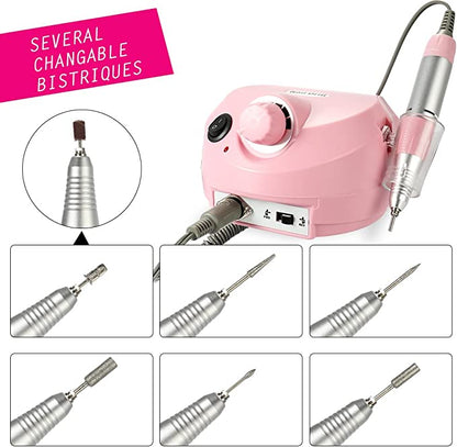 Professional Electric Drill Machine File Polisher Manicure Kits Nail Salon Tools