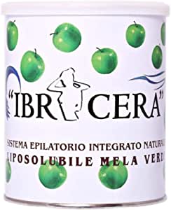 IBR Cera Green Apple Wax / 600ml, Hair Removal Wax Skin Care Product for Men and Women