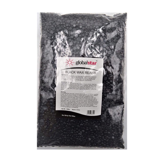 Globalstar Hair Removal Wax Beans Black 1000g