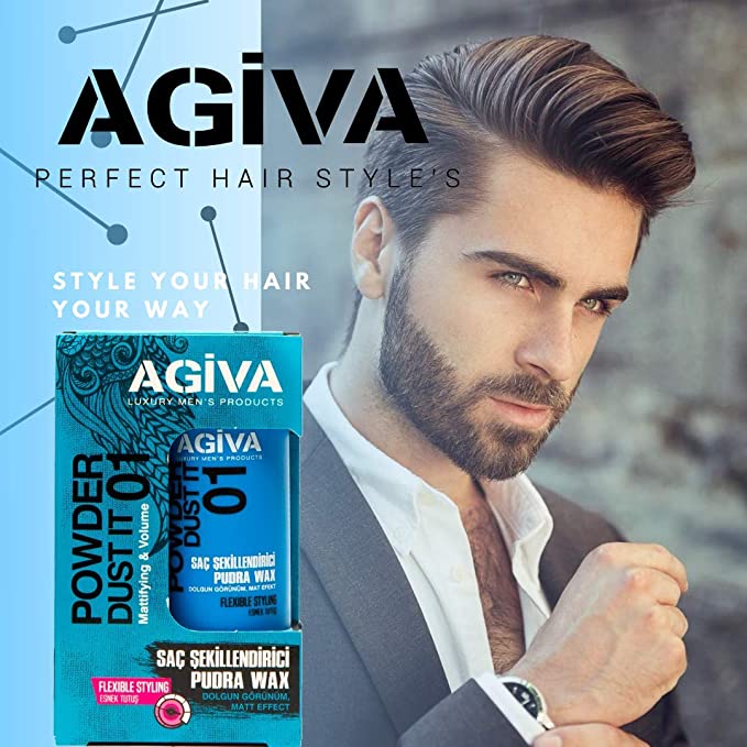 Agiva Hair Styling Powder Wax 01 Flexible Styling