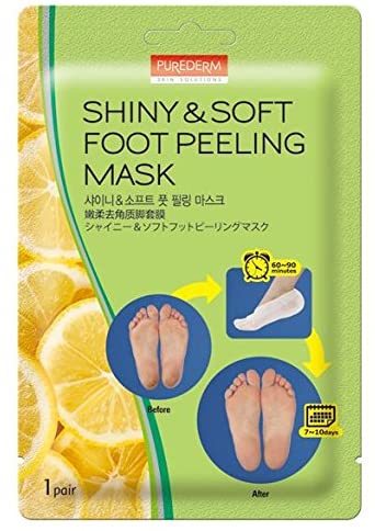 PUREDERM-CK017 Shiny and Soft Purederm exfoliating Foot Peeling Mask