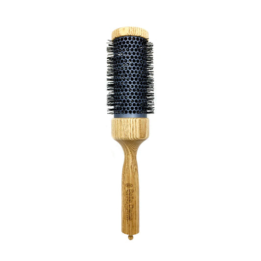 3ME Termici Triangolo Natural Round Hair Brush 60mm - 14482      فرشاة شعر أسطوانية التصميم أسود  14482