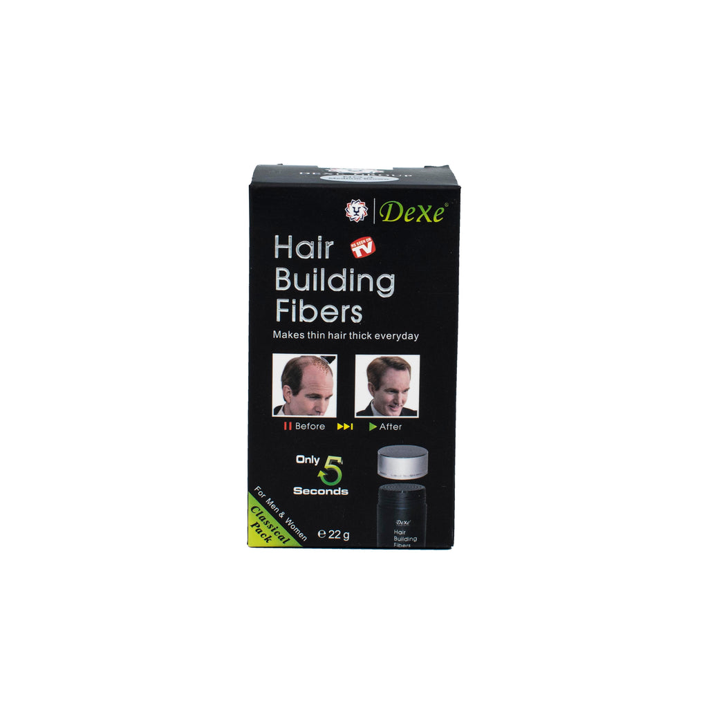 DEXE 22g Hair Building Fibers Black Makes Hair Thick