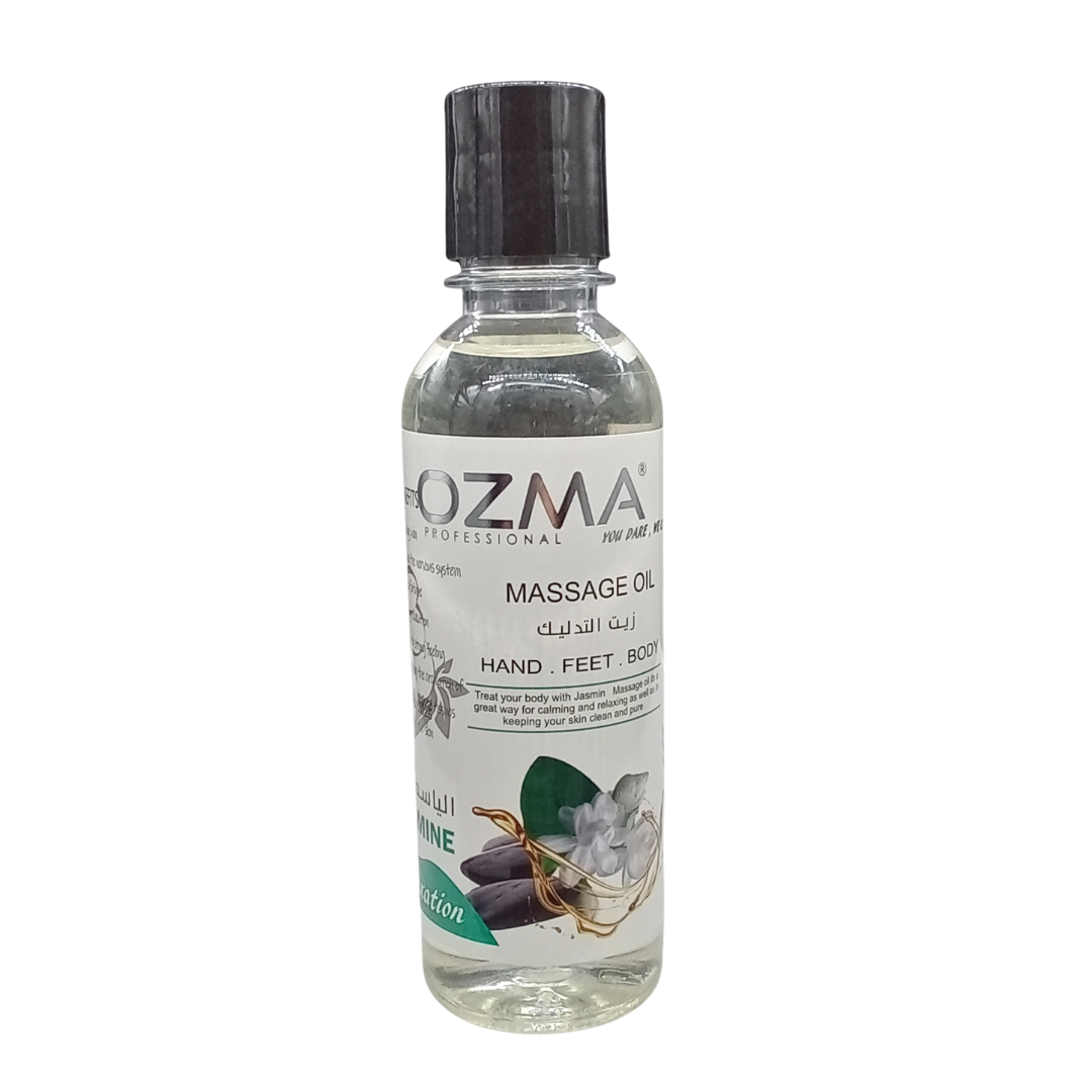 OZMA Clavo  Massage Oil for Couples - No Stain Jasmine Massage Oil for Massage Therapy and Relaxing, Anti Aging Moisturizer and Natural Body Oil for Dry Skin  Pure | Repair Dry Skin | Unbeatable Consistency and Quality. 250 ML