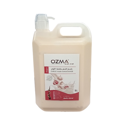 OZMA Moisturizing  Hair  Conditioner  .Improved Formula  |  Energizing | For ALL Hair Types. Garlic Extract  5L