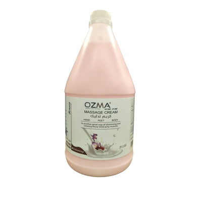 OZMA Clavo  Professional Naturals Body and Face Massage Cream milk & zafaran  3.78L