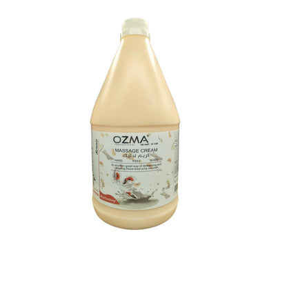 OZMA Clavo  Professional Naturals Body and Face Massage Cream Vanilla &  Papaya  Fruit 3.78L