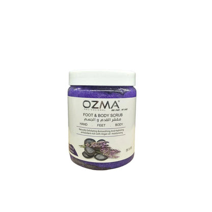 OZMA Clavo Lavender  Effective Moisturizer  Body Scrub for Feet and Body, With Pro-Vitamin B5  Eliminate dead skin cells .1100 G