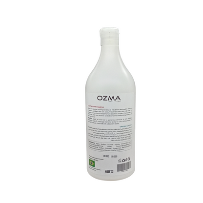 Ozma CRYSTAL hair Taming Brazilian keratin System  علاج تنعيم الكيراتين طقم علاج الكيراتين البرازيلي Hair Straightening Natural Ingredients 1000 ML . STEP 1