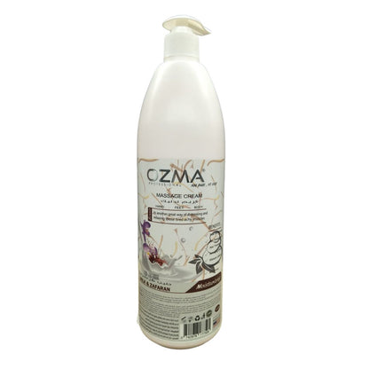 OZMA Clavo  Professional Naturals Body and Face Massage Cream milk & safaran  1 L