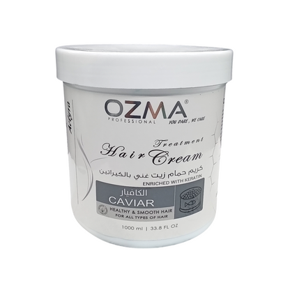 OZMA ACTYVA CAVIAR Nutritious Moisturizing Repair  Hair Treatment Cream Enriched with Keratin  1000ML