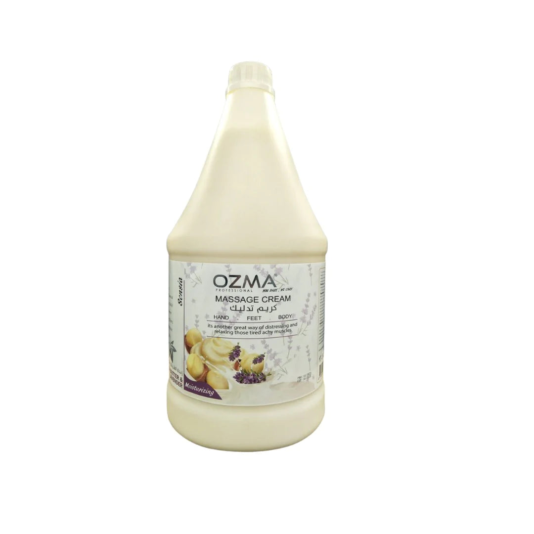OZMA Clavo  Professional Naturals Body and Face Massage Cream Shea Butter & LAVENDRE 3.78L