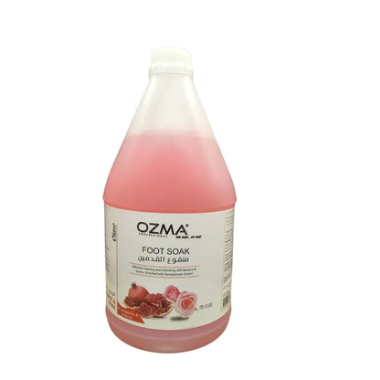 OZMA Clavo Pomegranate & Rose foot Soak Moisturizer Callus Remover Liquid Gel 3.78 L