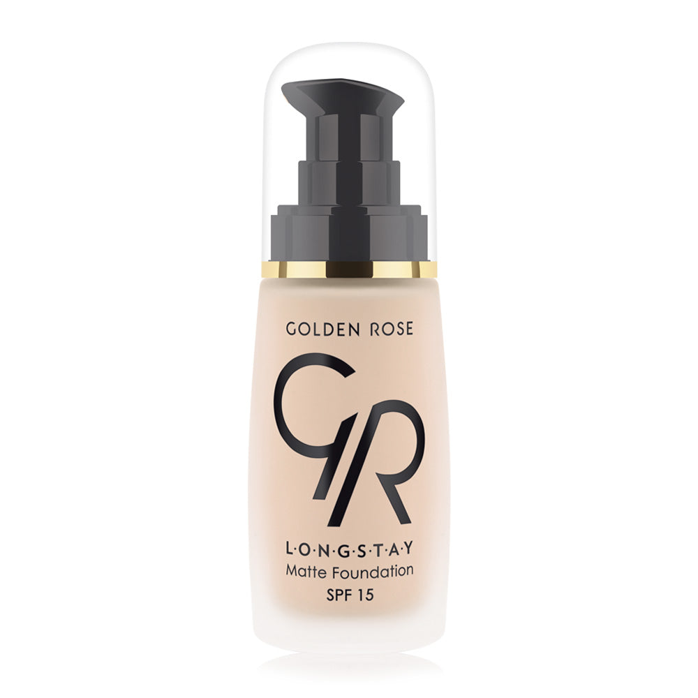 GOLDEN ROSE LONGSTAY LIQUID MATTE FOUNDATION NO 01