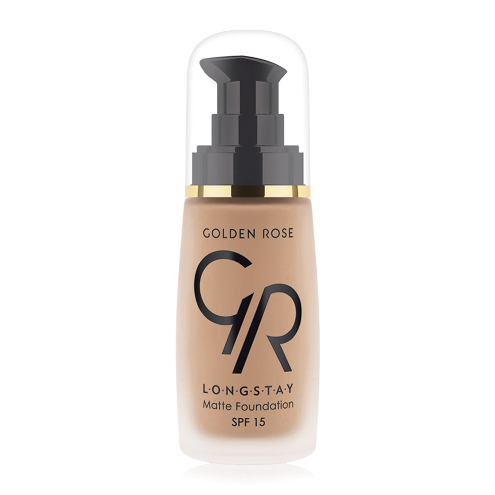 GOLDEN ROSE LONGSTAY LIQUID MATTE FOUNDATION NO 12