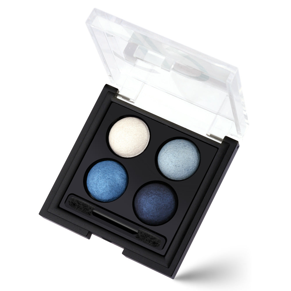 جولدن روز لوحة ظلال عيون بـ 4 ألوان للاستخدام الجاف والرطب01