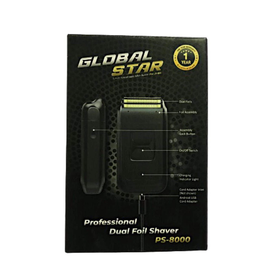 Globalstar Professional Dual Foil Shaver PS-8000