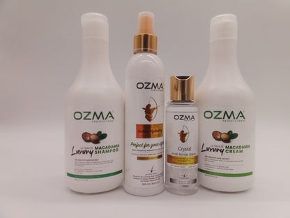 OZMA  Keratin Styling Hair repair Serum Provides Smoothness Strength Shine Silk Thicken Repair & Restores Keratin Scalp and Hair care Anti-Frizz New Topical Formula. 100 ML