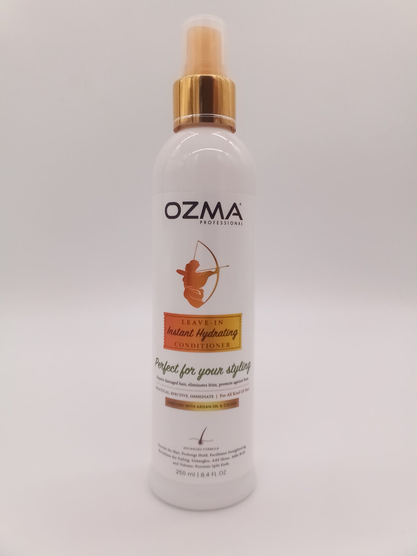 OZMA Leave in Conditioner Spray Hair Protection with Natural Oil | For Moisturizing and Smoothing - For Women and Men 250 Ml