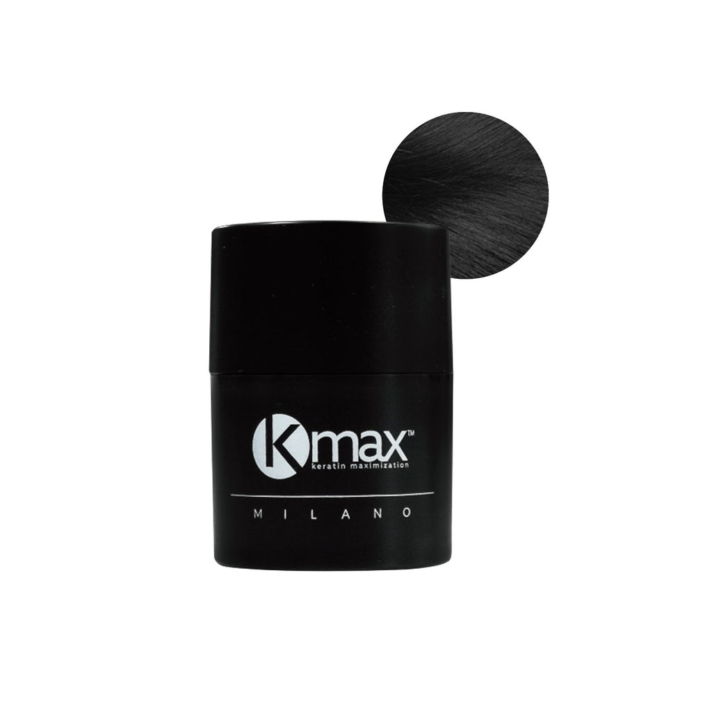 KMAX CONCEALING HAIR FIBERS TRAVEL SIZE BLACK 5G